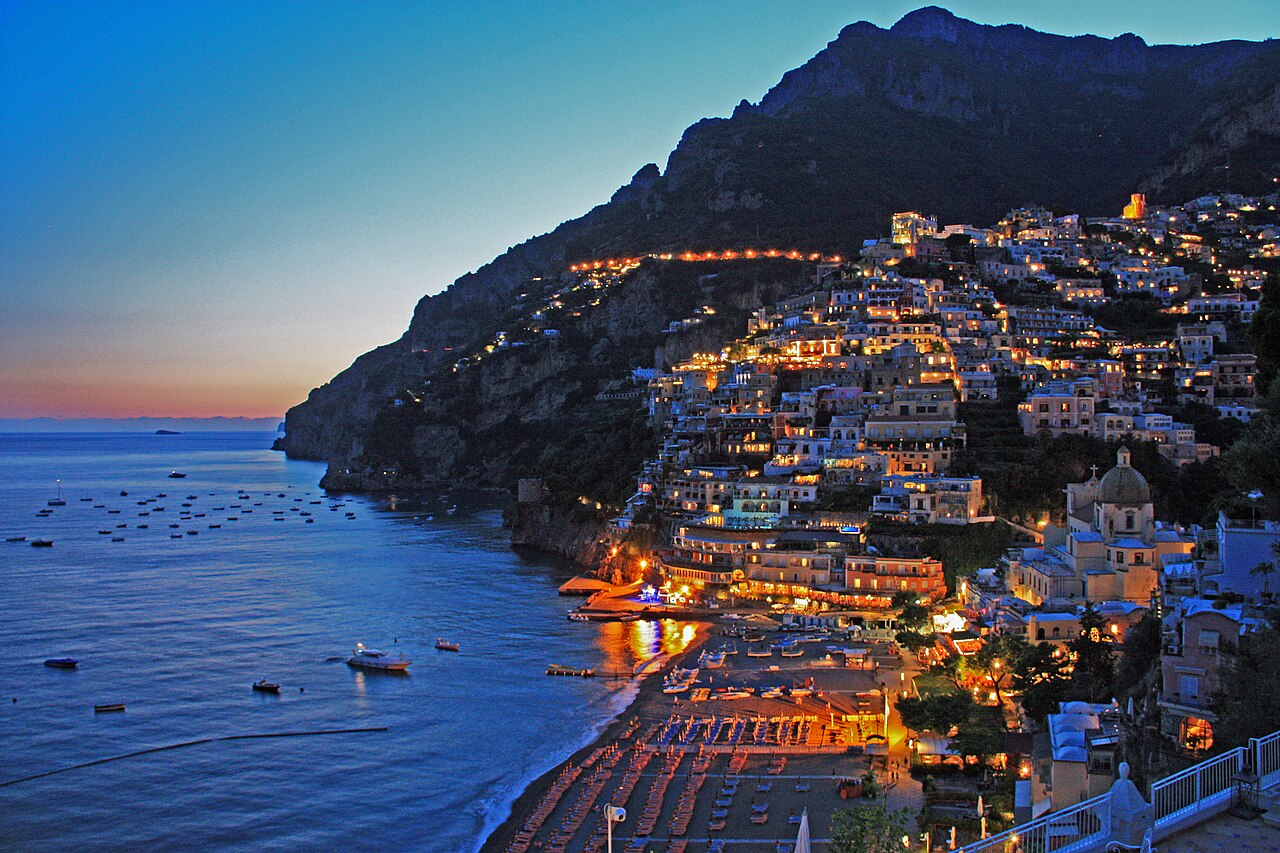 Positano cliffside village view