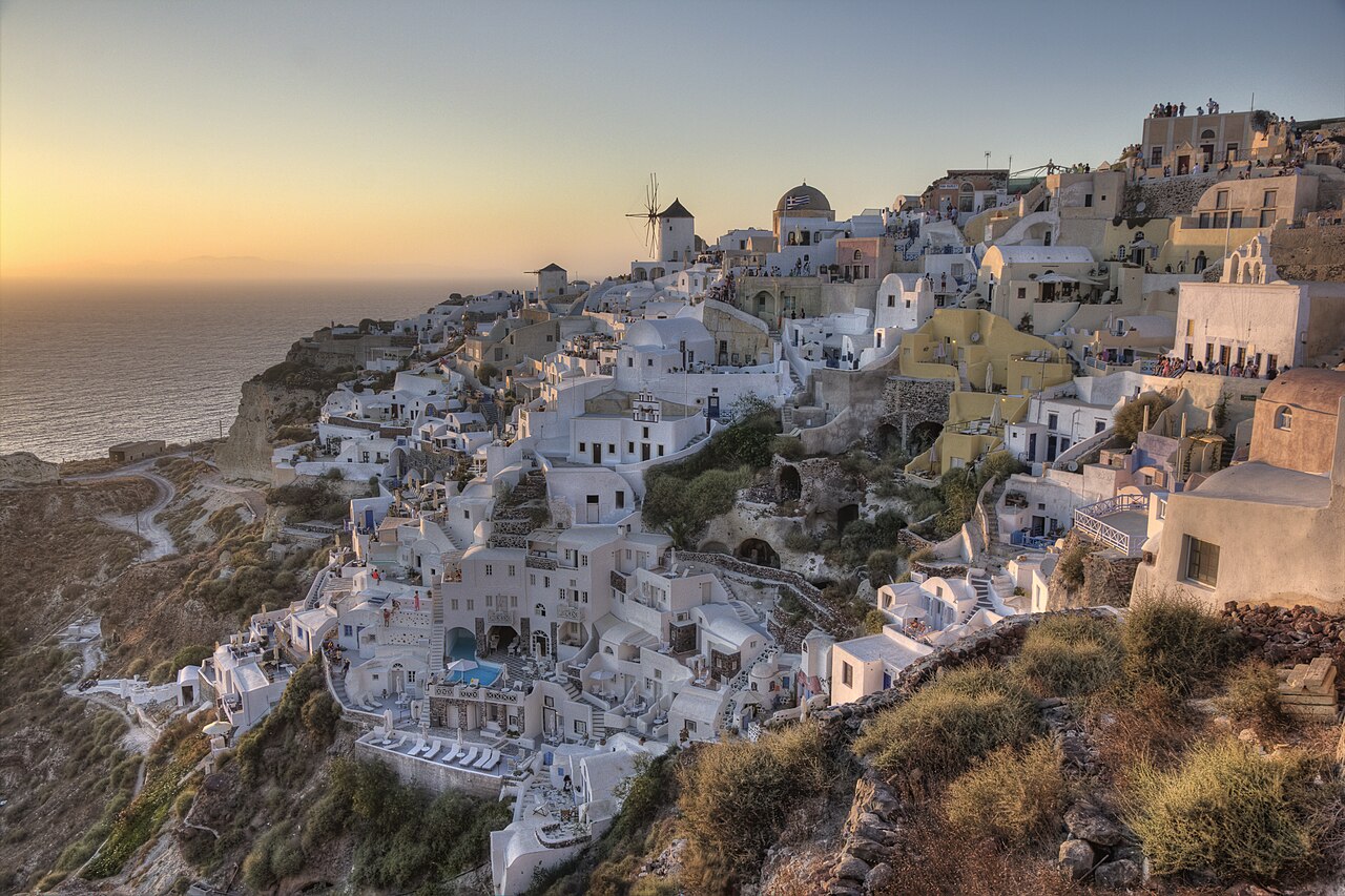 Oia blue dome churches