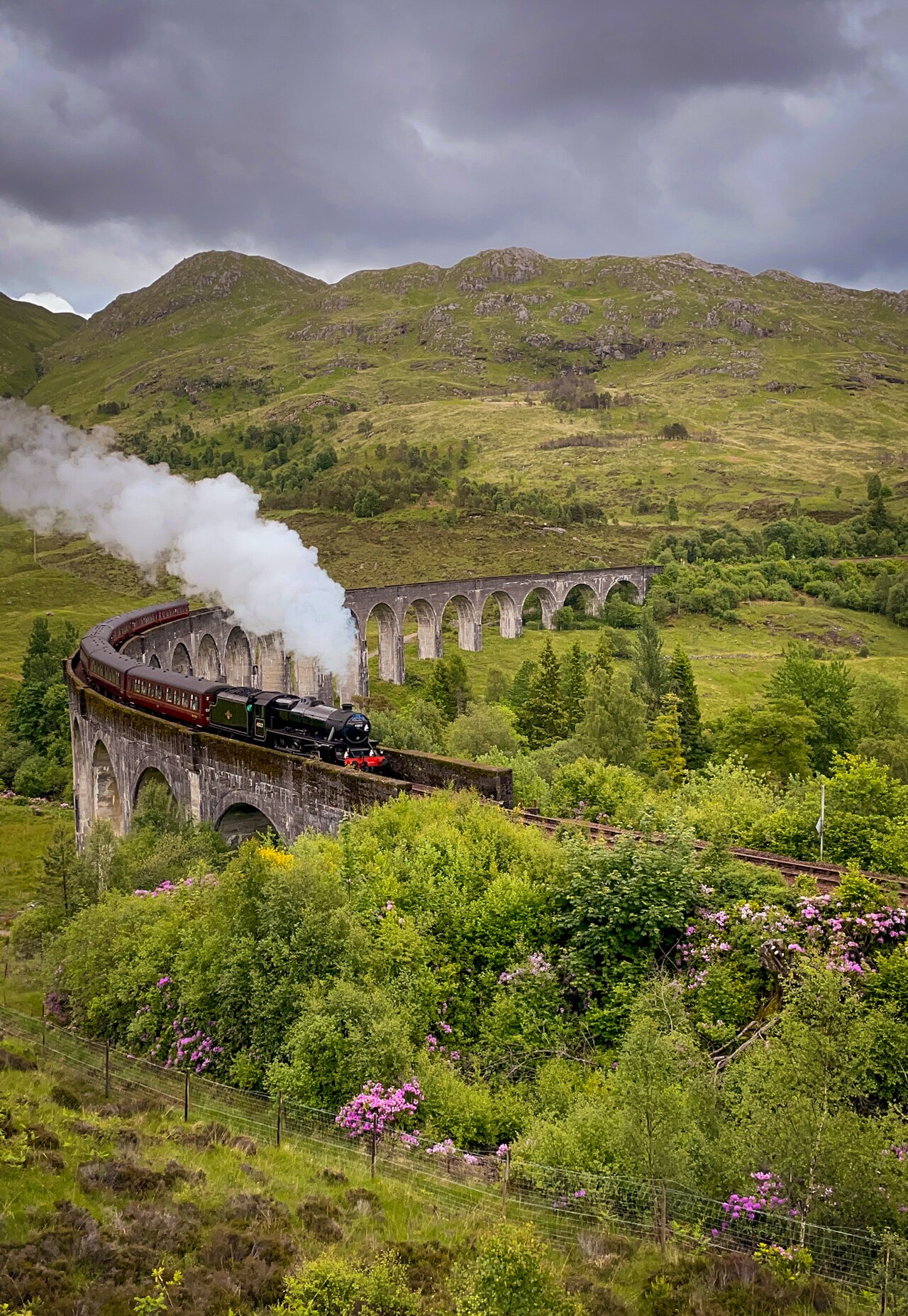 Glenfinnan Viaduct railway